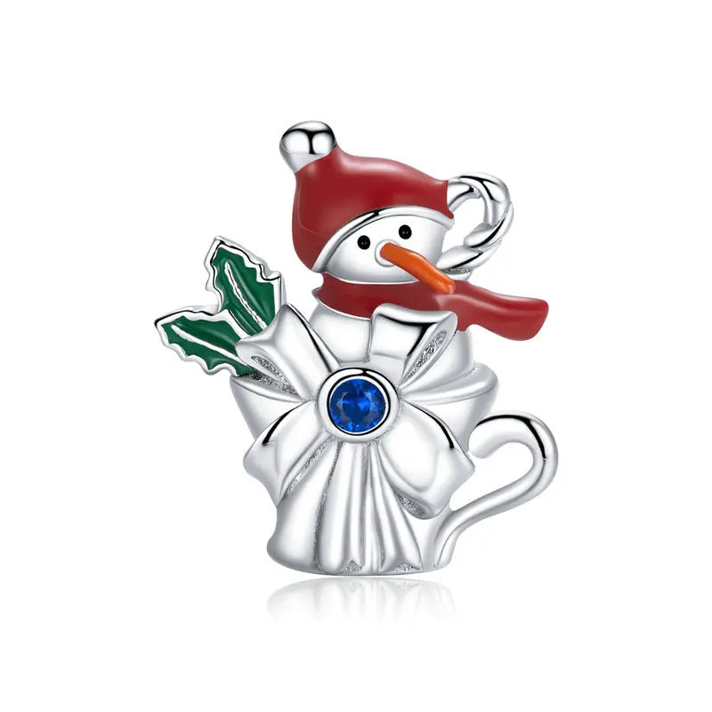 Cute Snowman Beads