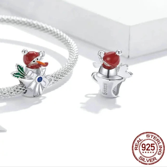 Cute Snowman Beads