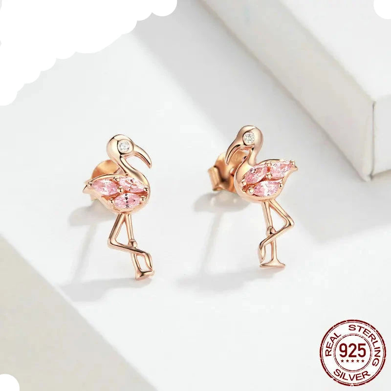 Flamingos Stud Earrings