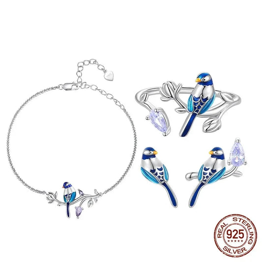 Blue Bird Jewerly Set