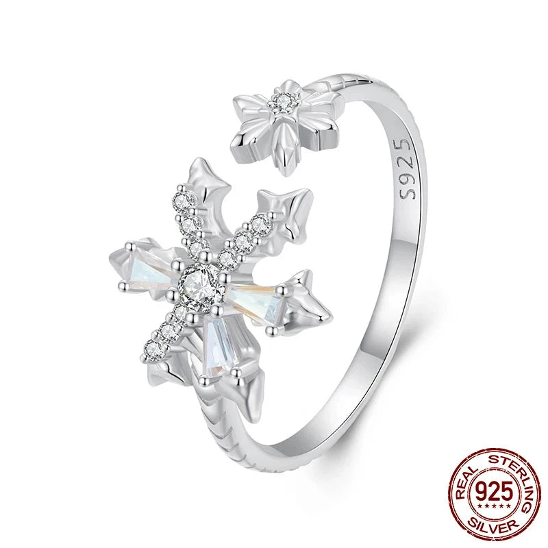 Snowflake Adjustable Ring