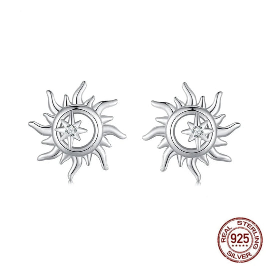 Chic Sun Stud Earrings