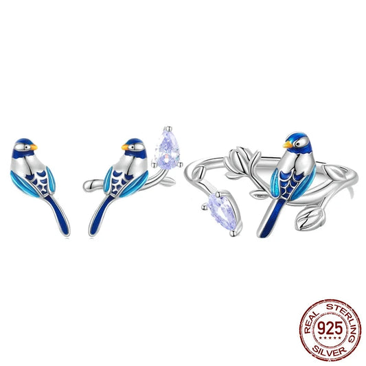 Blue Bird Jewerly Set