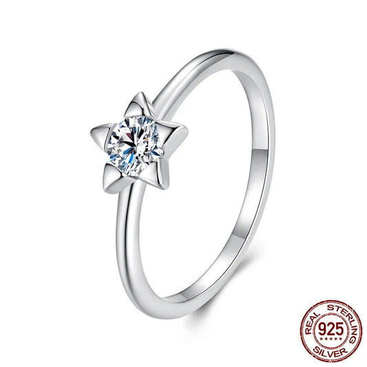 Star Moissanite Ring