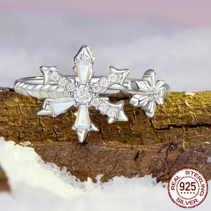 Snowflake Adjustable Ring