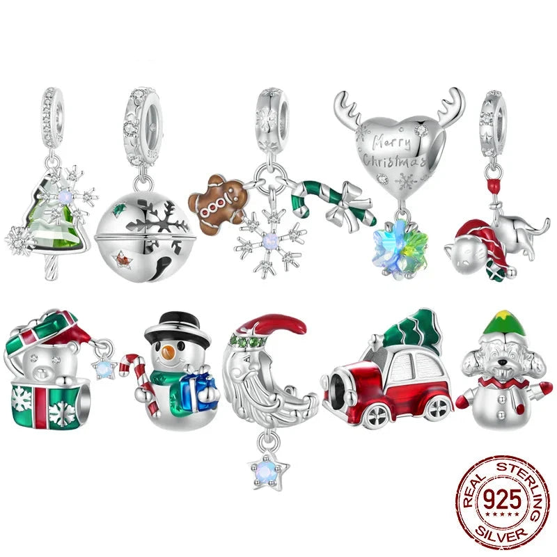 Snowman Christmas Charms