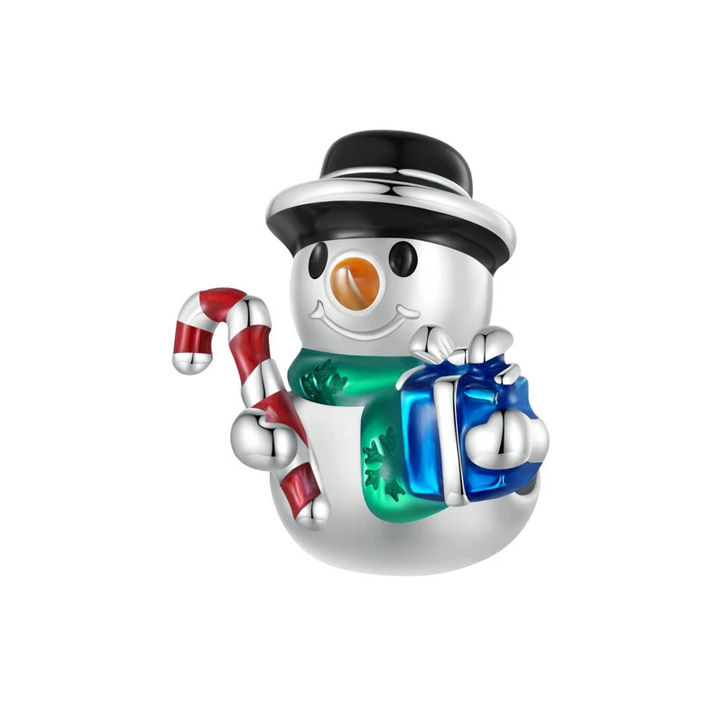 Snowman Christmas Charms