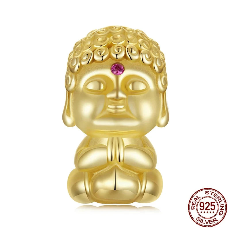 Golden Buddha Charm