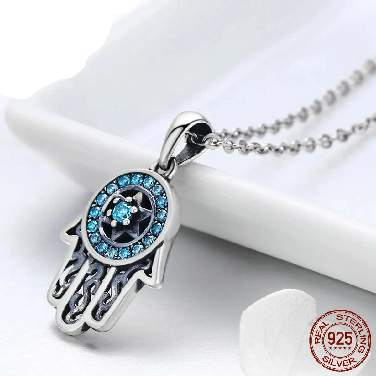 Blue Hand of Fatima Jewelry Sets