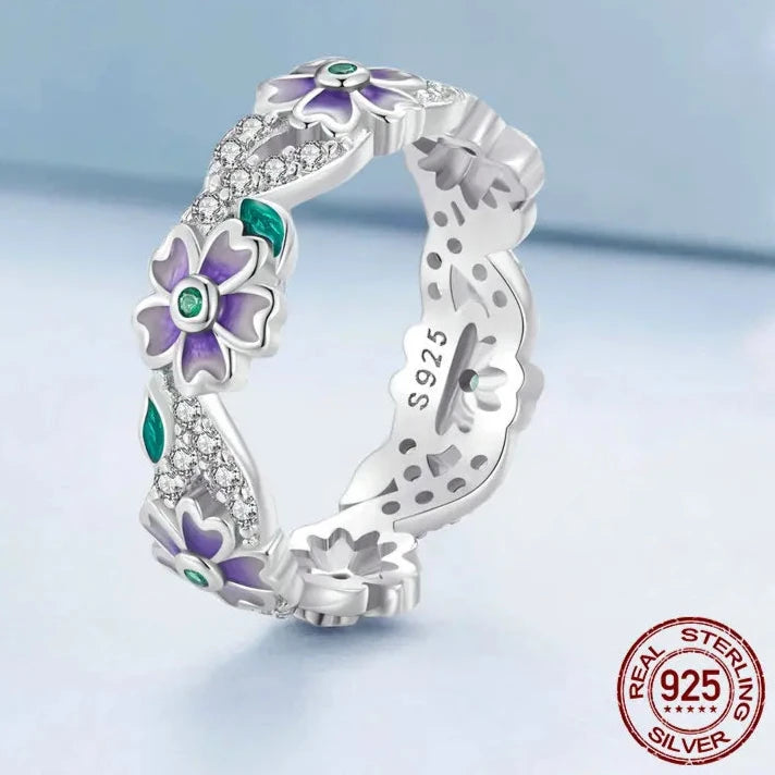 Purple Wreath Ring