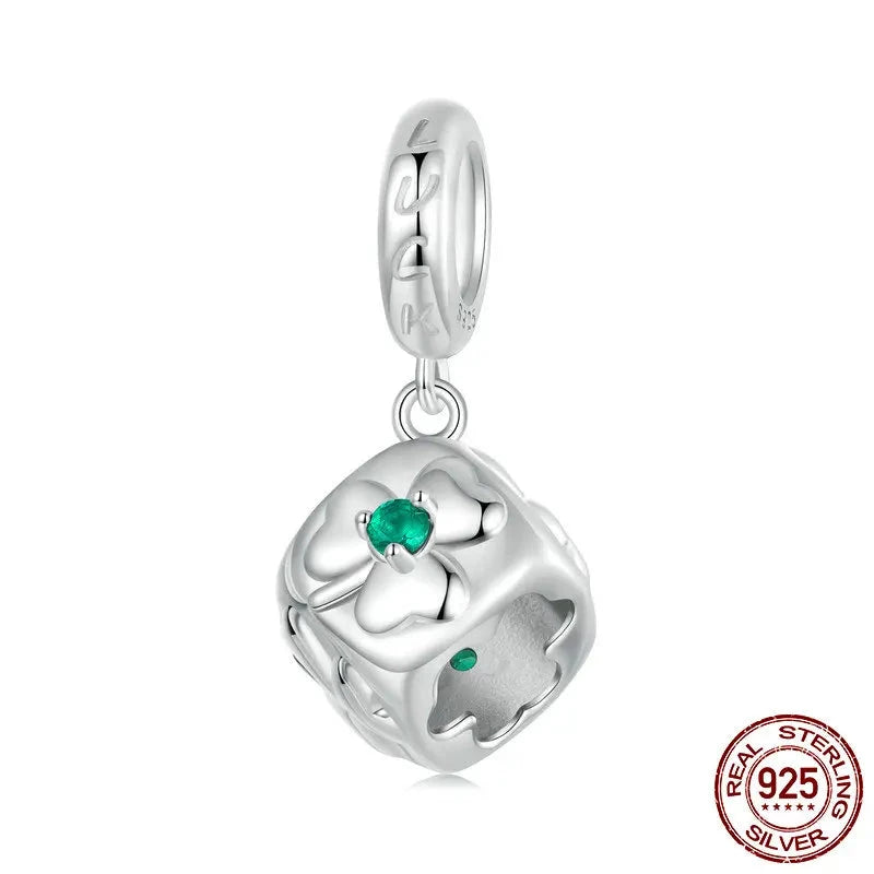 Four-leaf Clover Dice Charm