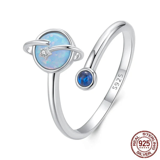 Opal Planet Adjustable Ring