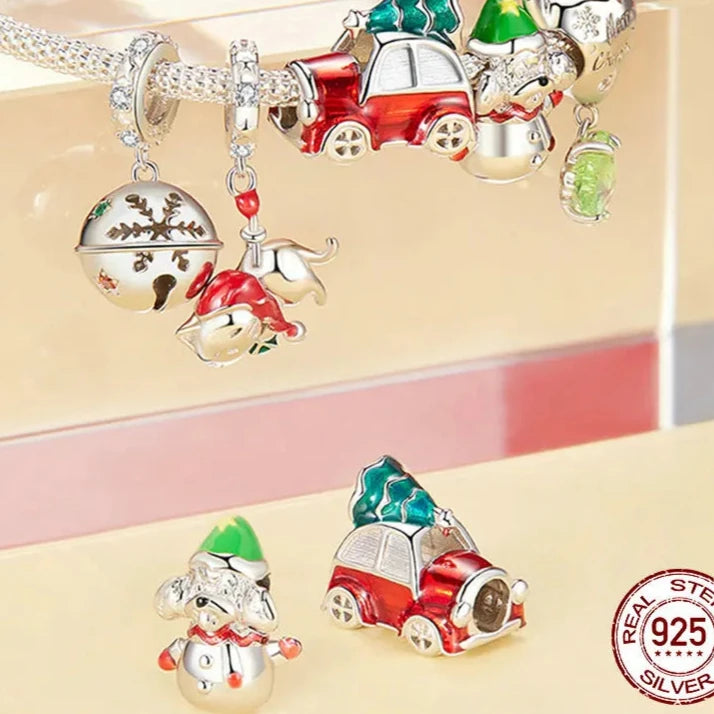 Snowman Christmas Charms