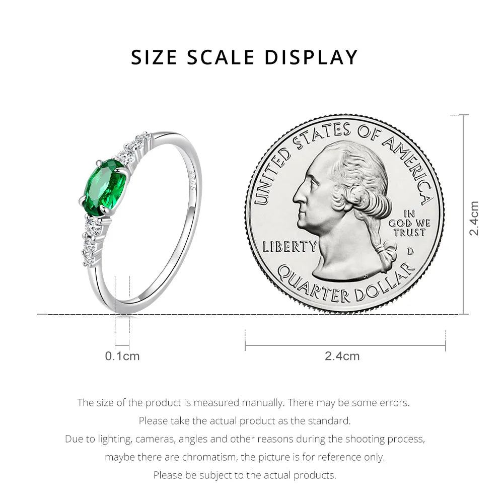 Green Zirconium Ring