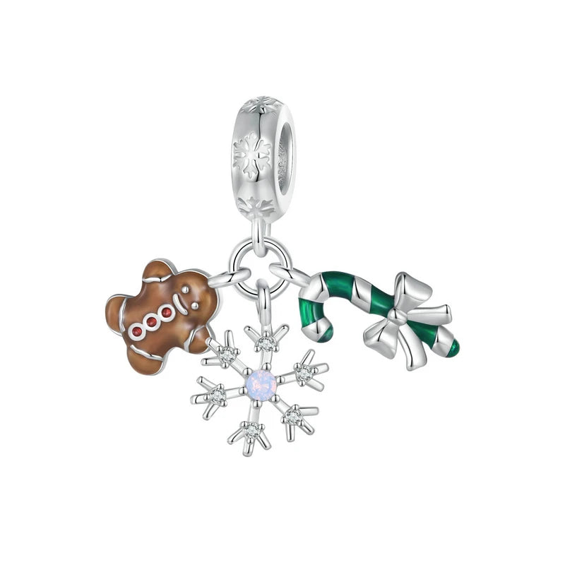 Snowman Christmas Charms