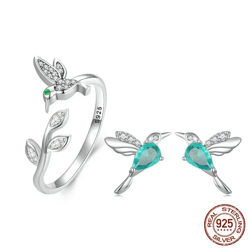 Hummingbird Jewerly Set