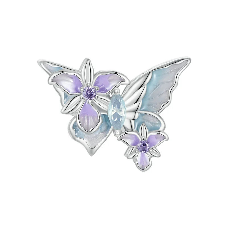 Blue-Purple Flower Charm