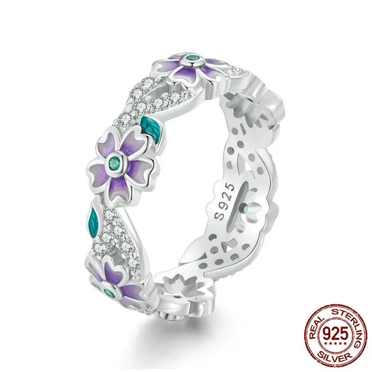 Purple Wreath Ring