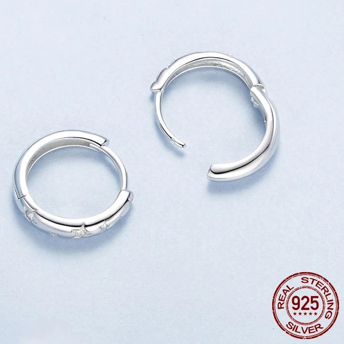 Small Chunky Hoops Earrings