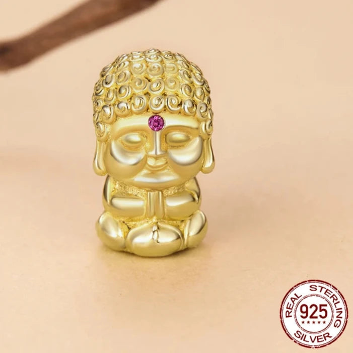 Golden Buddha Charm