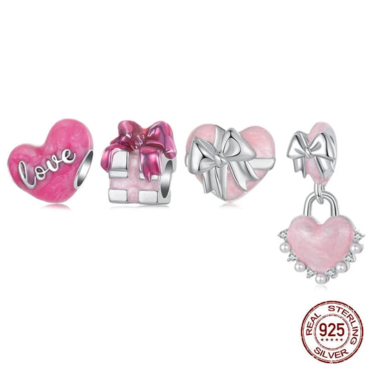 Heart Charm Bead fit Original Bracelet & Necklaces