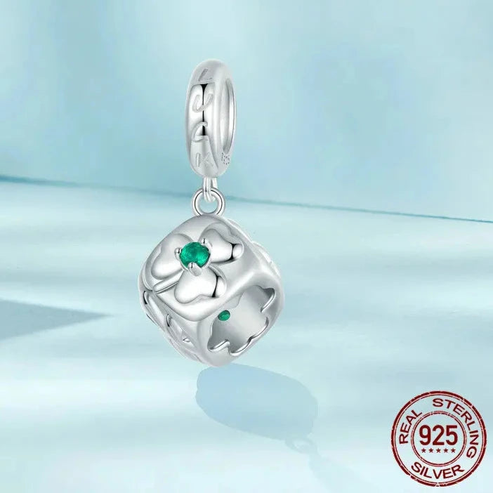 Four-leaf Clover Dice Charm