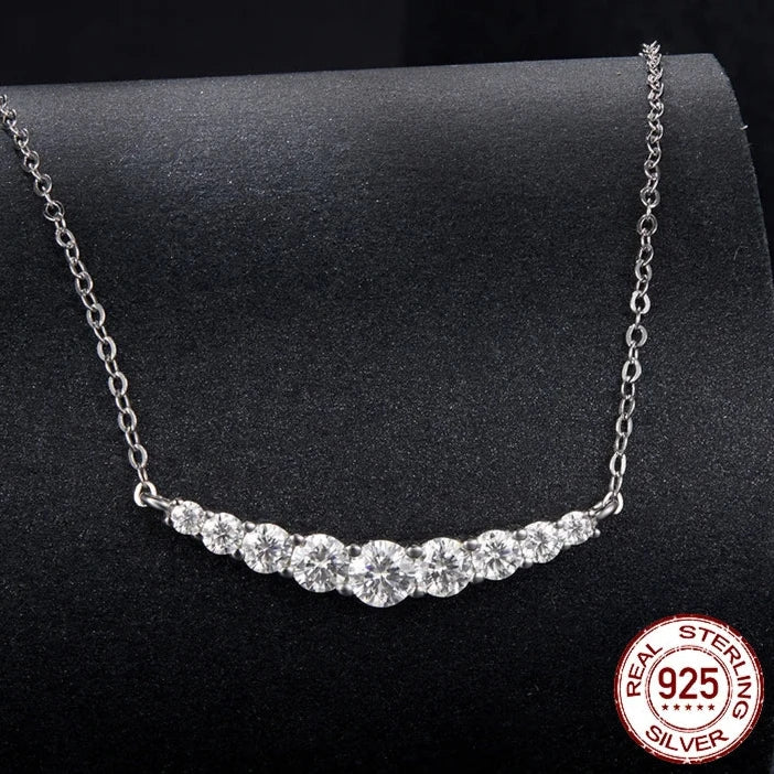 Moissanite Smile Necklace