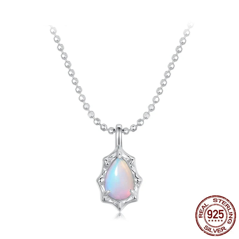 Dainty Aurora Opal Necklace