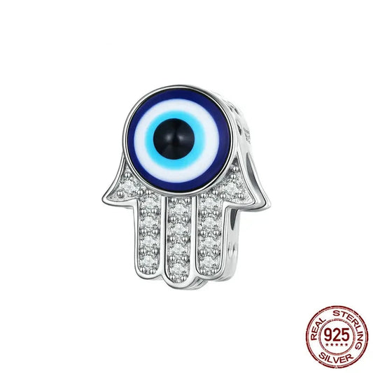 Fatima's Hand Bead Devil's Eye Charm