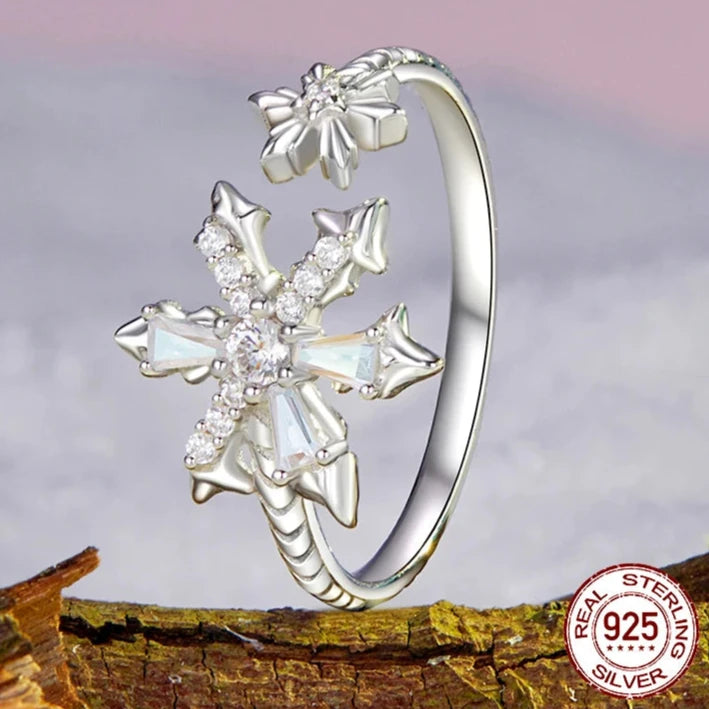 Snowflake Adjustable Ring